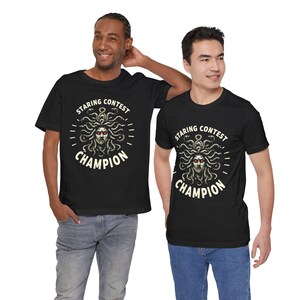 Staring Contest Champion Medusa T-Shirt image 6