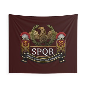 SPQR Legionary of Rome - Roman Empire - Roman Army Indoor Wall Tapestry 60" x 50"