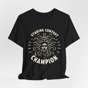 Staring Contest Champion Medusa T-Shirt image 2