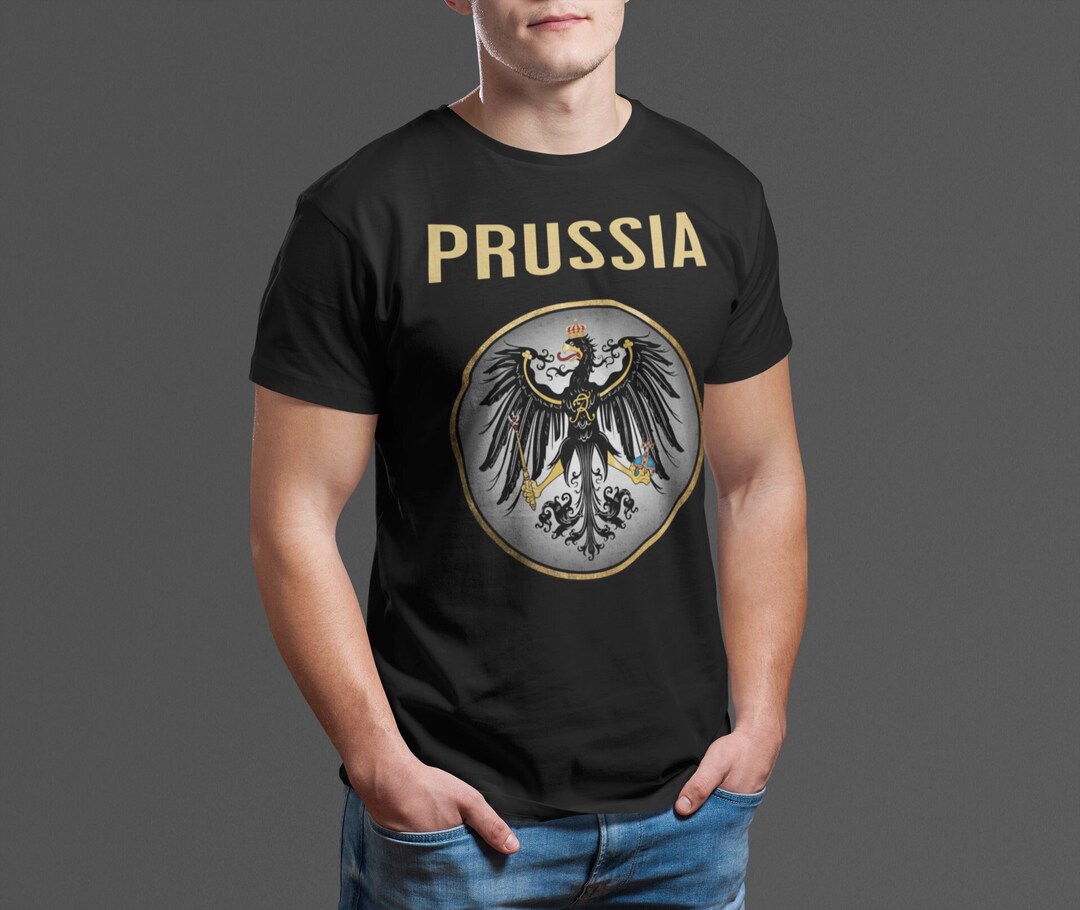 Prusia Heraldry Escudo de armas prusiano Camiseta del Reino