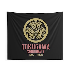 Tokugawa Shogunate Indoor Wall Tapestry 60&quot; x 50&quot;
