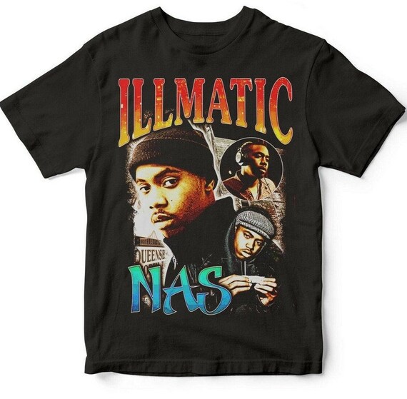 T-Shirt, Nas Illmatic T-Shirt, Rapper 
