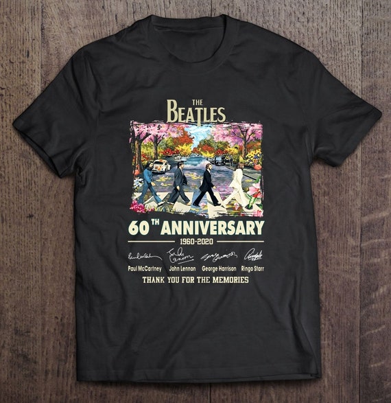 60th anniversary beatles shirt
