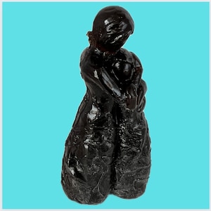 Sandtray therapy miniature mother and child