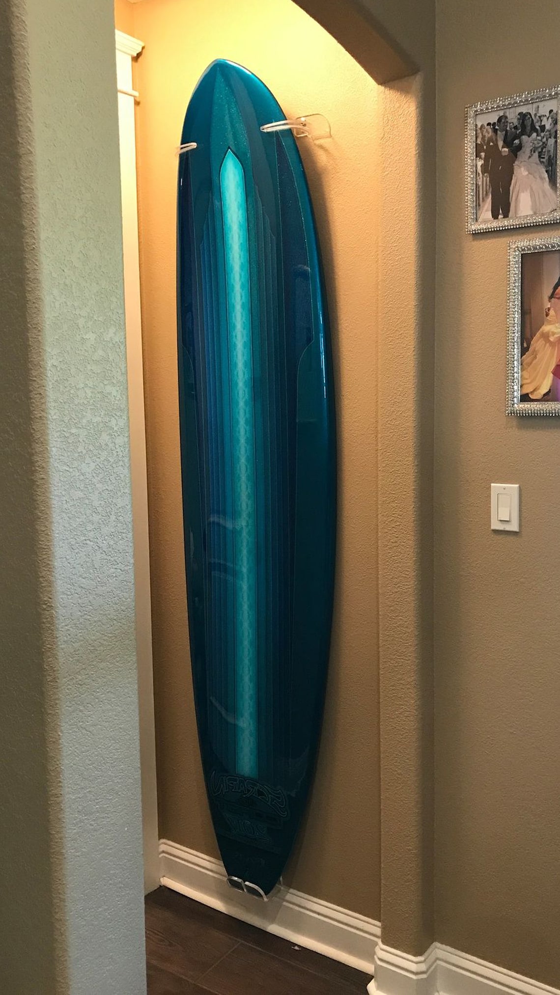 Transparent Surfboard Rack Surfboard Wall Mount Vertical Etsy