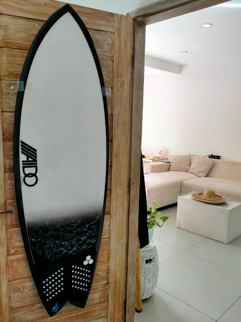 Vertical Surfboard Wall Mount Surfer Gift Surfboard Wall Decor