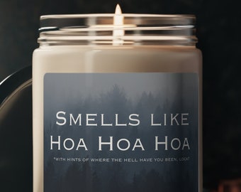 Smells like Hoa Hoa Season, Fall Twilight Candle, Edward Jacob Candle, Bella Swan, Gift for Twilight Fan, Vampire Merch Scent of a Killer