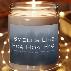 Smells like Hoa Hoa Season, Fall Twilight Candle, Edward Jacob Candle, Bella Swan, Gift for Twilight Fan, Vampire Merch Scent of a Killer