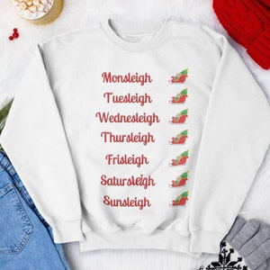 Sleigh Christmas Sweatshirt, Xmas Gingerbread Sweater, Sled Christmas Oversized Crewneck, Pop Music Pullover, Cozy Christmas Outfit