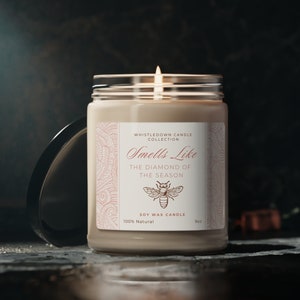 Bridgerton Bride Engagement Gift Candle, Diamond of the Season, Polin, Lady Whisteldown, Queen Charlotte, Bridgerton Smells Like Candle