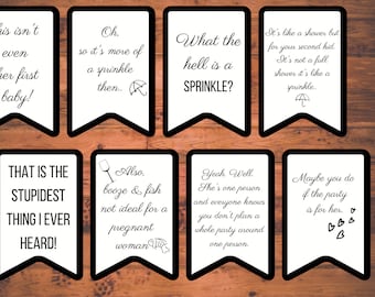 Schitts Creek Baby Sprinkle Signs