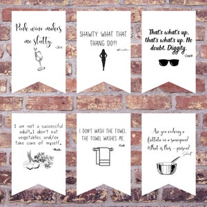 New Girl Printable Quotes for Parties Home Decor