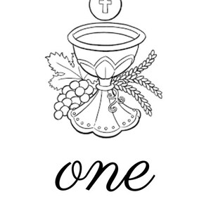 First Holy Communion Table Numbers