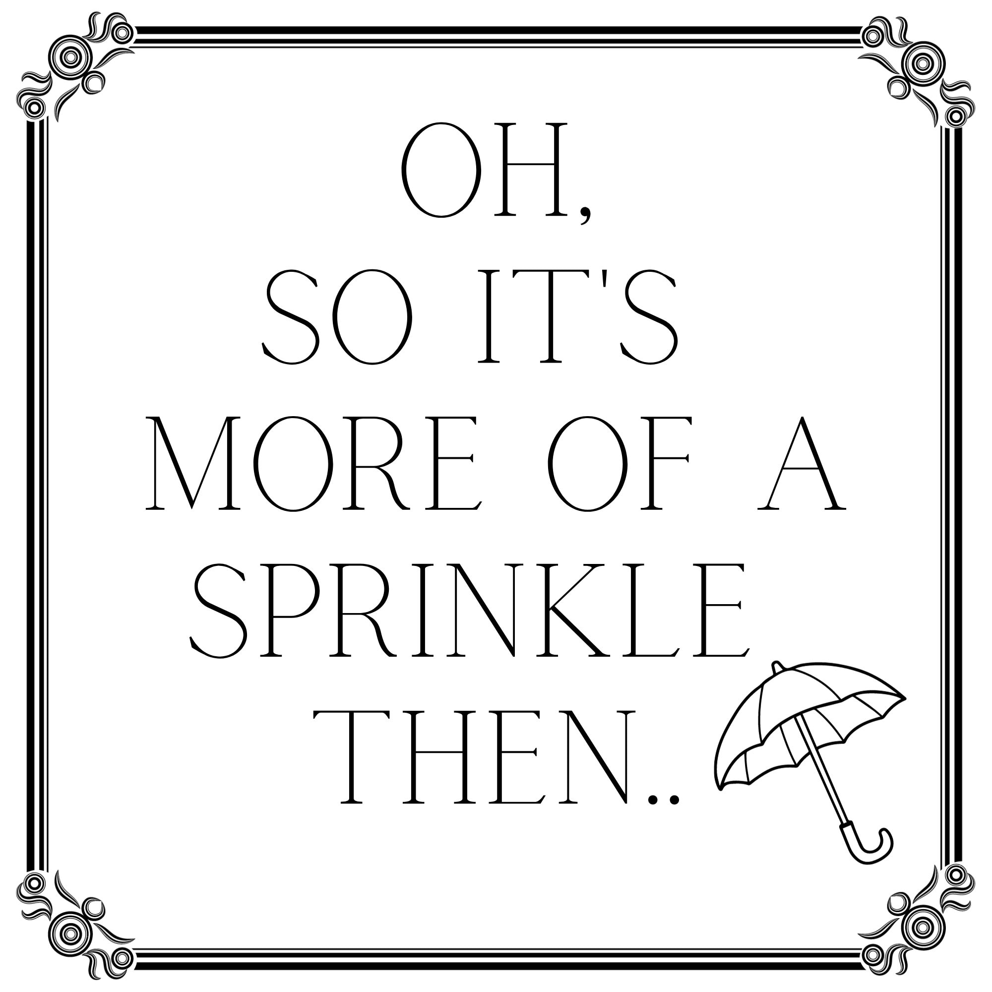 Schitts creek baby sprinkle signs schitts creek baby sprinkle etsy
