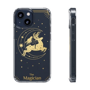 The Magician Tarot Card Cell Phone Case Clear Cell Phone Case Iphone 12 and 13, 13 mini