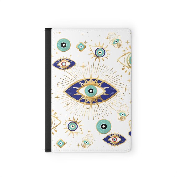 Designer Passport Cover - Evil Eyes