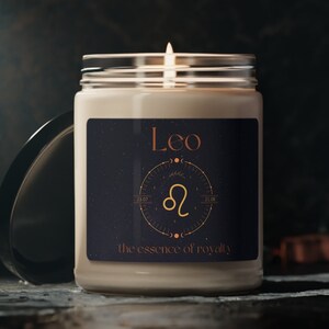 Leo Sternzeichen Soja-Kerze, 9oz