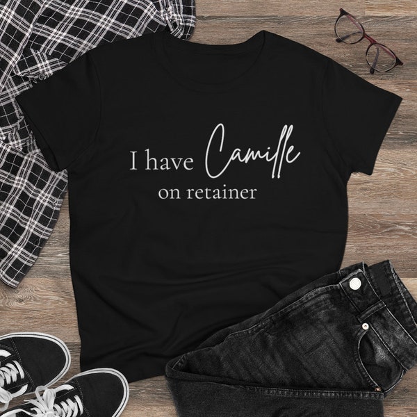 Camille Vasquez Johnny Depp Trial Justice for Johnny TShirts Camille on Retainer Tee