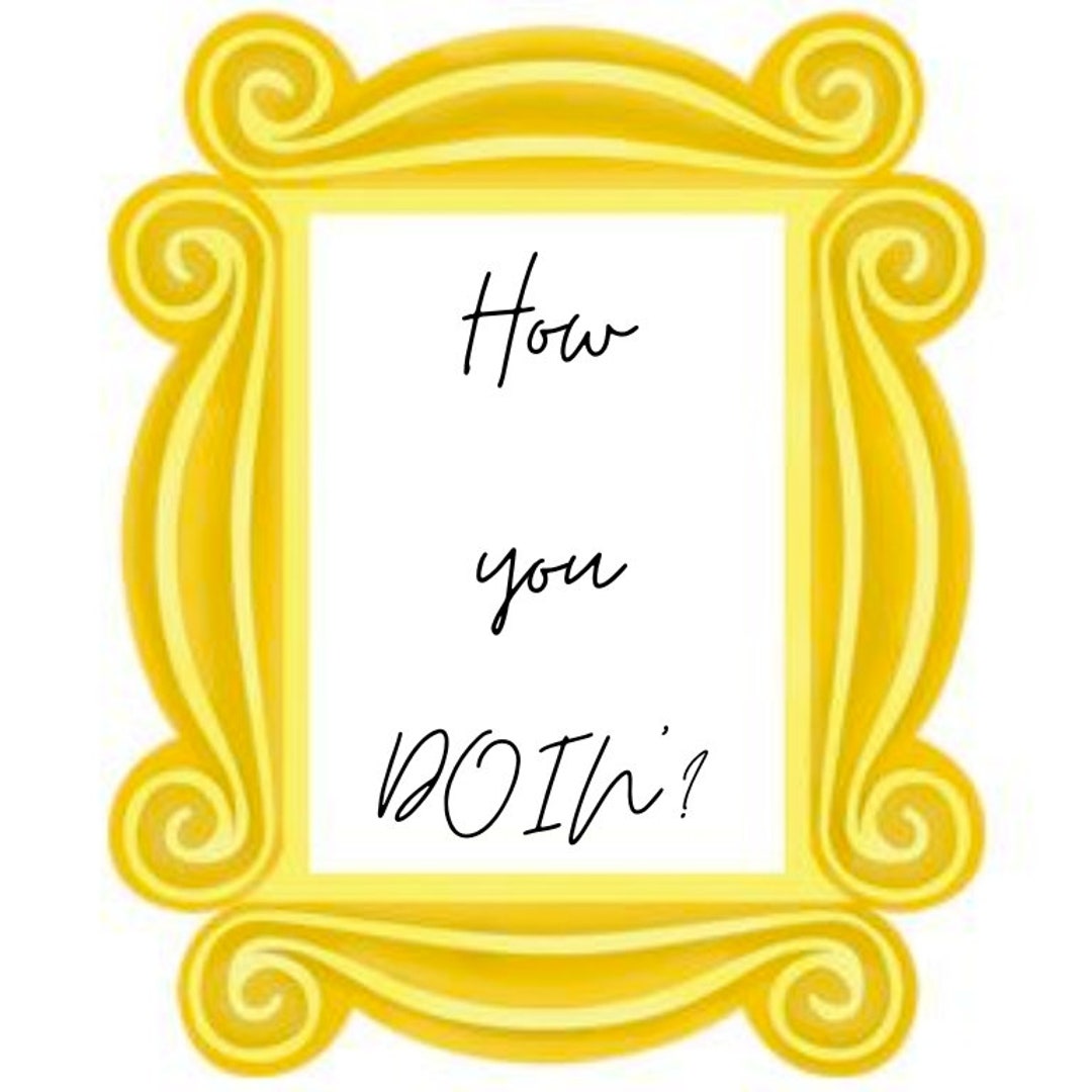 FRIENDS TV SHOW Quotes Printable - Etsy