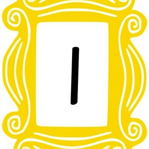 Friends Frame Table Numbers