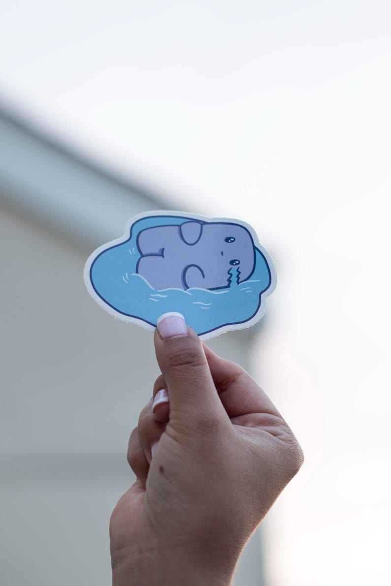 Cry Boy Sticker | Cute Stickers, Kawaii Stickers, Planner Sticker ...