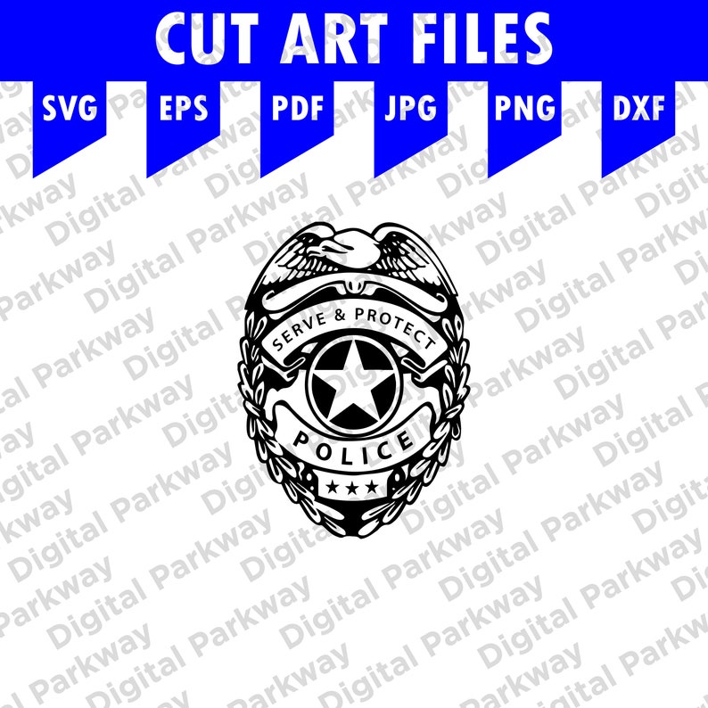 Generic Police Badge SVG Bundle K9 Unit SVG Embroidered Sheriff Badge ...