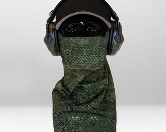 Digi Flora Airsoft Face Protection Snood - Breathable Anti-Fog Mesh Mask, MK3 & MK3 Mini, Made in UK