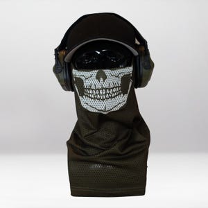 Protector facial verde Ghost Ranger