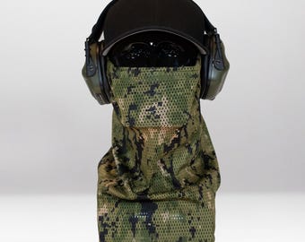 AOR2 Airsoft Face Protection Snood - Breathable Anti-Fog Mesh Mask, MK3 & MK3 Mini, Made in Uk