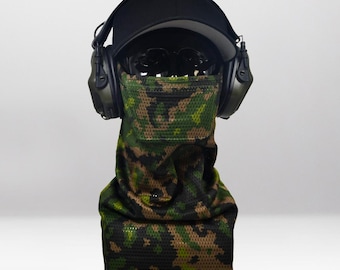Finnish M05 Airsoft  Face Protection Snood - Breathable Anti-Fog Mesh Mask, MK3 & MK3 Mini