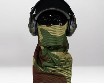 Rhodesian Brushstroke Airsoft Face Protection Snood - Breathable Anti-Fog Mesh Mask, MK3 & MK3 Mini, Made in UK