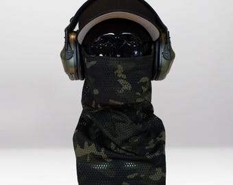 MCB Airsoft Face Protection Snood - Breathable Anti-Fog Mesh Mask, MK3 & MK3 Mini, Made in Uk