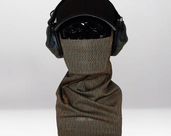 Rain Drop Airsoft Face Protection Snood - Breathable Anti-Fog Mesh Mask, MK3 & MK3 Mini, Made in UK