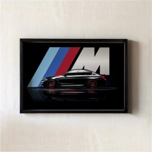 Car poster BMW M5 F90 Digital Luxury print Artwork Fast car Poster Printable Wall Art Gift for car lover Wall hanging Decor