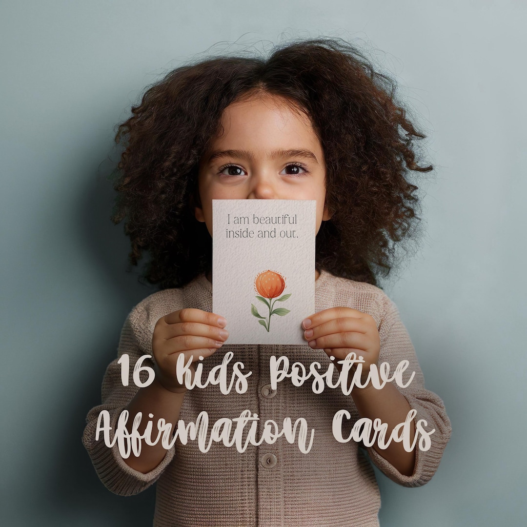 16 Kids Positive Affirmation Cards – Printable Affirmations for ...