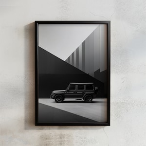 Car poster Mercedes G Wagon AMG Luxury print Artwork Frameless Poster Gelandewagen Wall Art Gift for car lover Wall hanging Decor