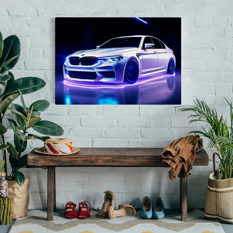 Car Poster BMW M5 F90 Luxury Digital Print Artwork Fast Car Poster ...