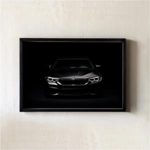 Car poster BMW M5 F90 black Luxury Digital print Artwork Fast car Poster Printable Wall Art Gift for car lover Wall hanging Decor