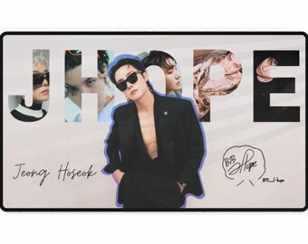 BTS Jhope Desk Mat: Kpop Army Gamer Merch