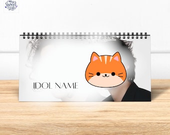 Custom 2026 Yoon-gi Stan Desk calendar | Kpop Army desk accessory