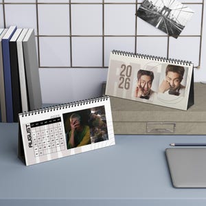 BTS RM 2026 Desktop Calendar: Kim Namjoon, RM Merch, Gift for Army, Gift for her, Bts gift, Bts merch, home office calendar
