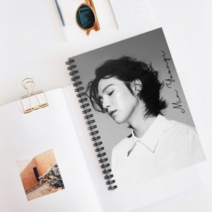 Min Yoongi Suga Notebook: BTS Collectible Journal, Kpop Gift