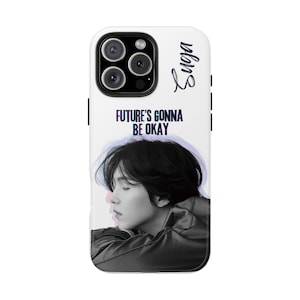 Bts Suga Tough Phone Case, agustD, bts phone case, iphone 16, iphone promax, bts merch, Min Yoongi, gift for army, aesthetic kpop phone case