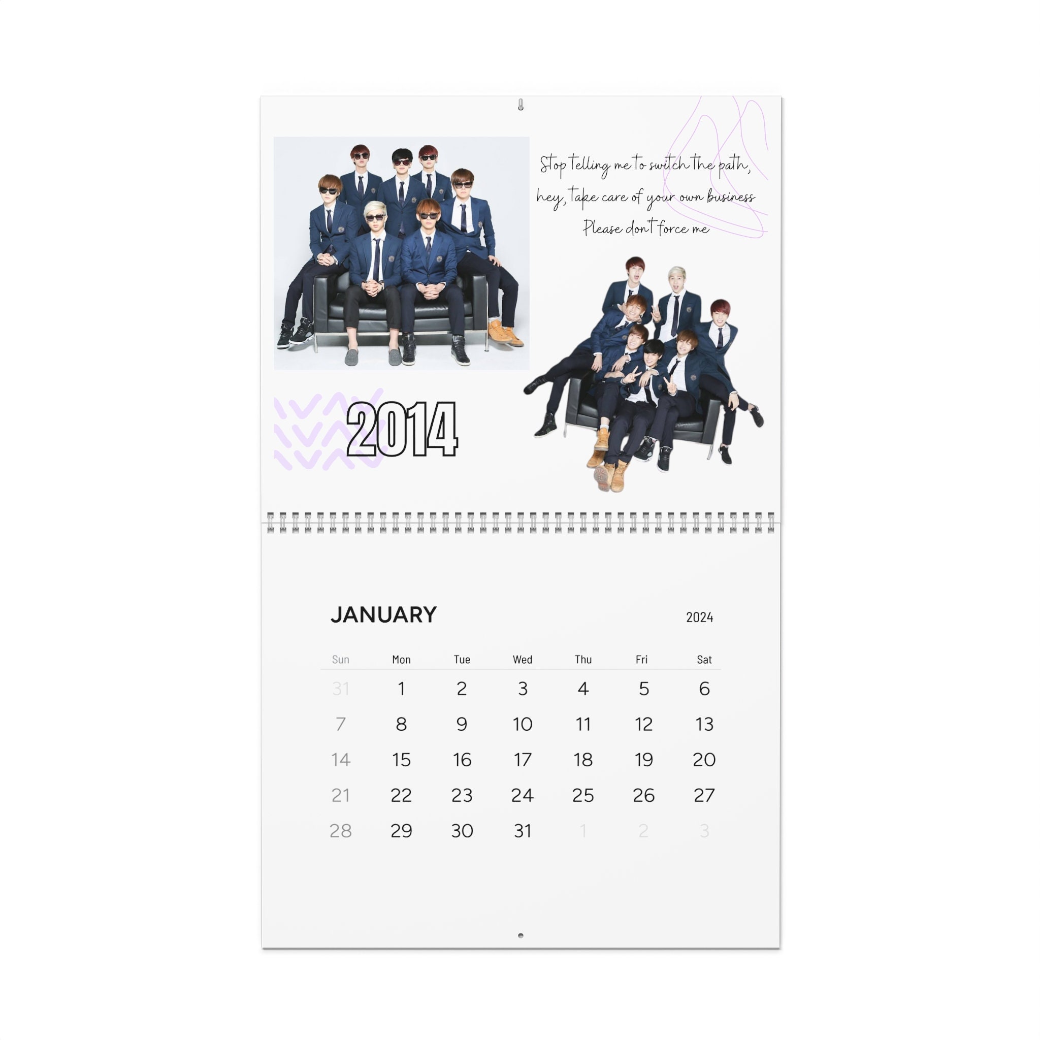BTS Festa Calendar Bts Calendar 2024 Bts Merch Jungkook Merch Kpop BTS Festa Calendar Bts Calendar 2024 Bts Merch Jungkook Merch Kpop