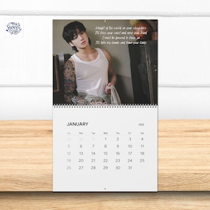 Jungkook Calendar - Etsy
