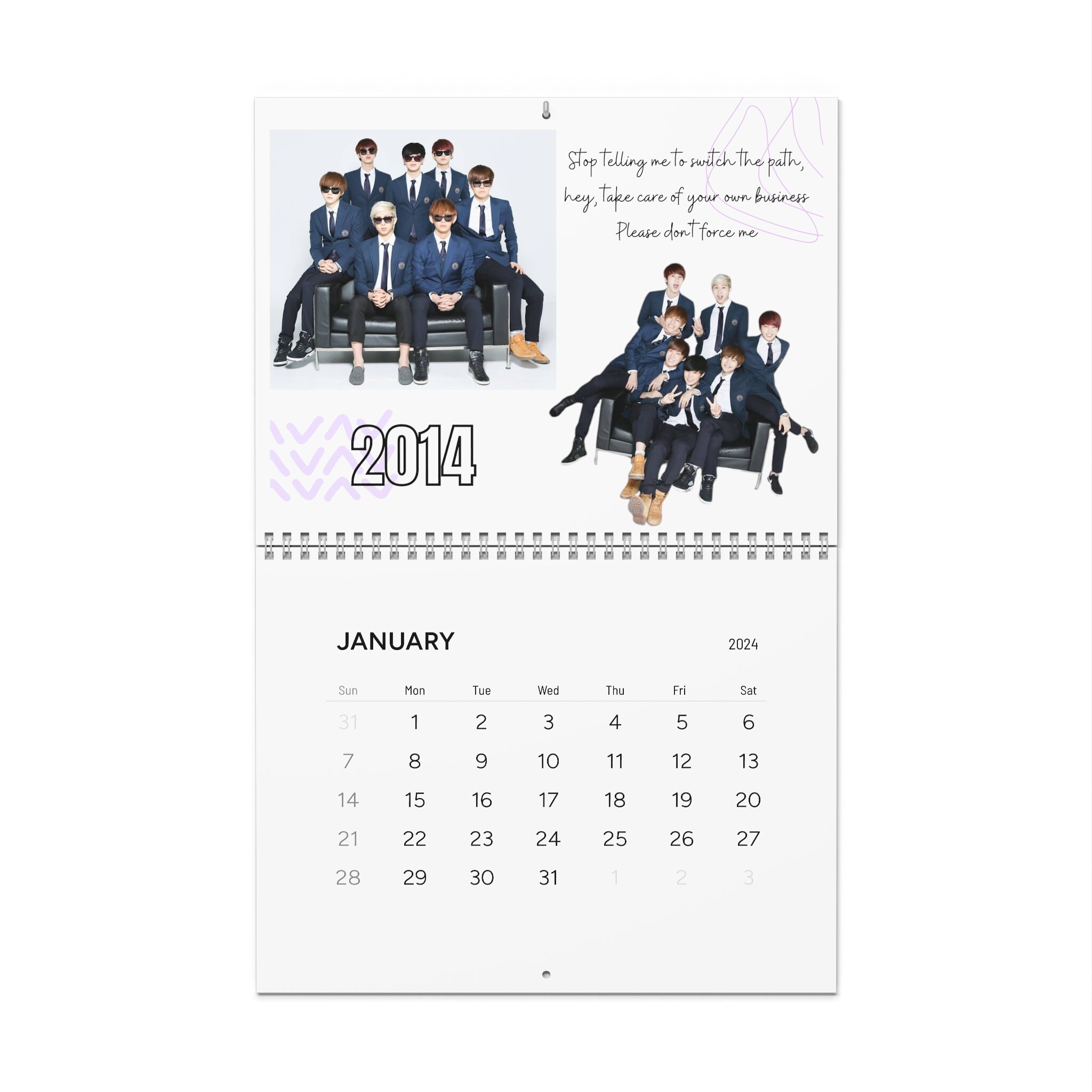 BTS Festa Calendar Bts Calendar 2024 Bts Merch Jungkook Merch Kpop BTS Festa Calendar Bts Calendar 2024 Bts Merch Jungkook Merch Kpop