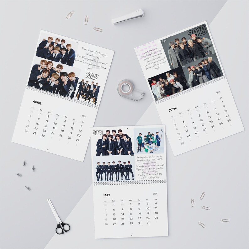 BTS Festa Calendar Bts Calendar 2024 Bts Merch Jungkook Merch Kpop BTS Festa Calendar Bts Calendar 2024 Bts Merch Jungkook Merch Kpop