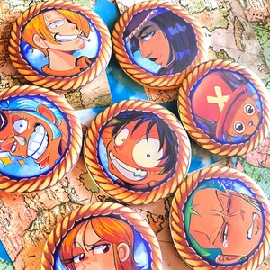 PIRATE EYECATCHER 3in large BUTTONS