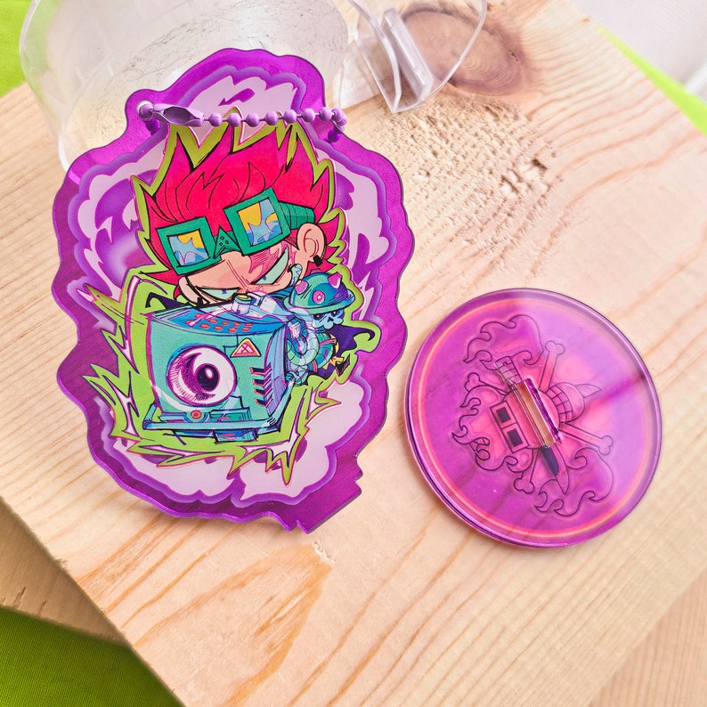 Mohawk Key Chain PIRATE TRIO: Keychain Stands - Etsy