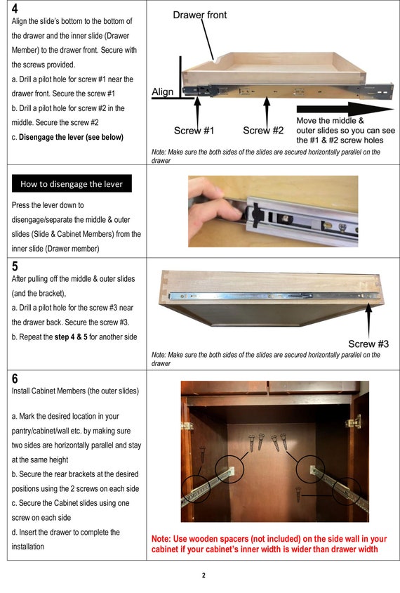 Cabinet Drawer Slides